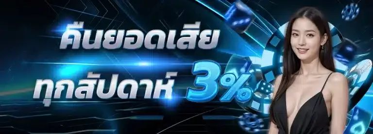 Hatlnw888 คืนยอดเสีย 3%